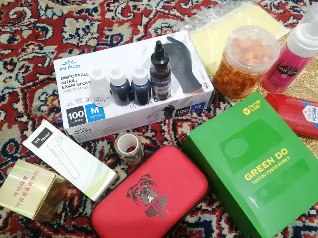 وسایل تتو نو نو همراه با استاد حرفه ای|آرایشی، بهداشتی، درمانی|شیراز, باغ تخت|دیوار