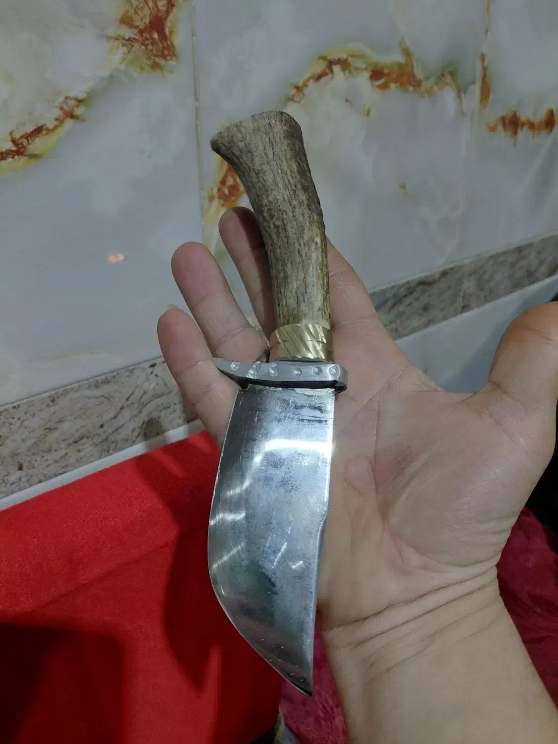 چاقو دست شاخ|کلکسیون اشیاء عتیقه|علی‌آباد کتول, |دیوار