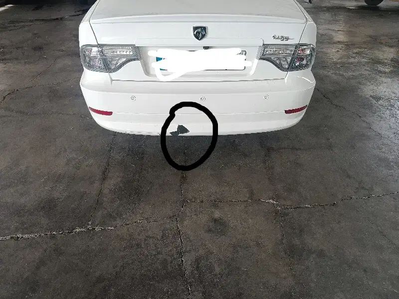 سپر عقب سورن پلاس با جای سه سوراخ سنسور|قطعات یدکی و لوازم جانبی|دلیجان, |دیوار