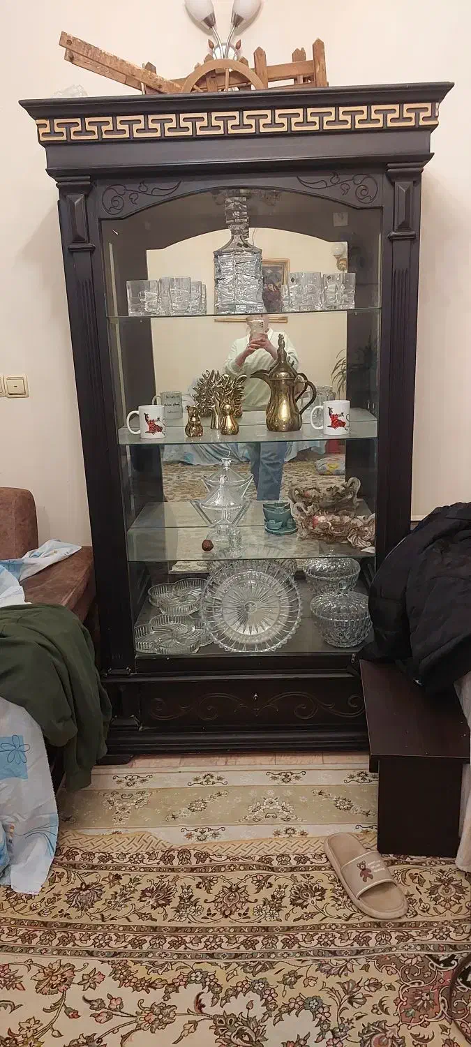 بوفه چوبی|بوفه، ویترین، کنسول|فردیس, شهرک گلها|دیوار