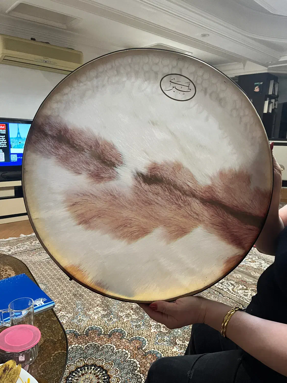 دف ۶۰ سانتی|سازهای سنتی|قائم‌شهر, |دیوار