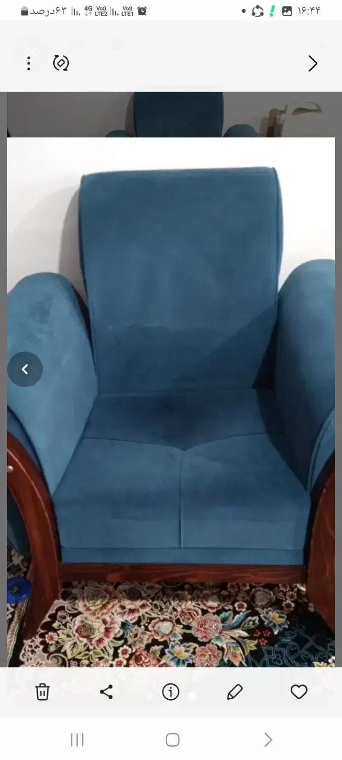 مبل راحتی|مبلمان خانگی و میز عسلی|صومعه‌سرا, |دیوار