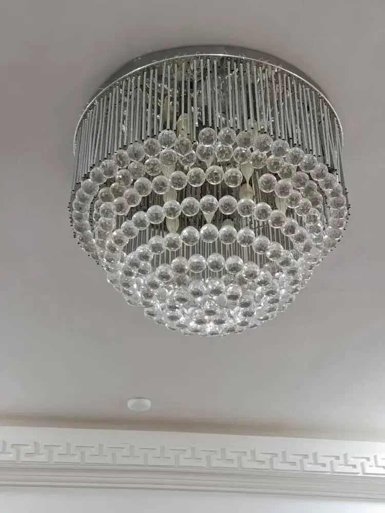 لوستر سقفی کریستالی|لوستر و چراغ آویز|بابل, |دیوار