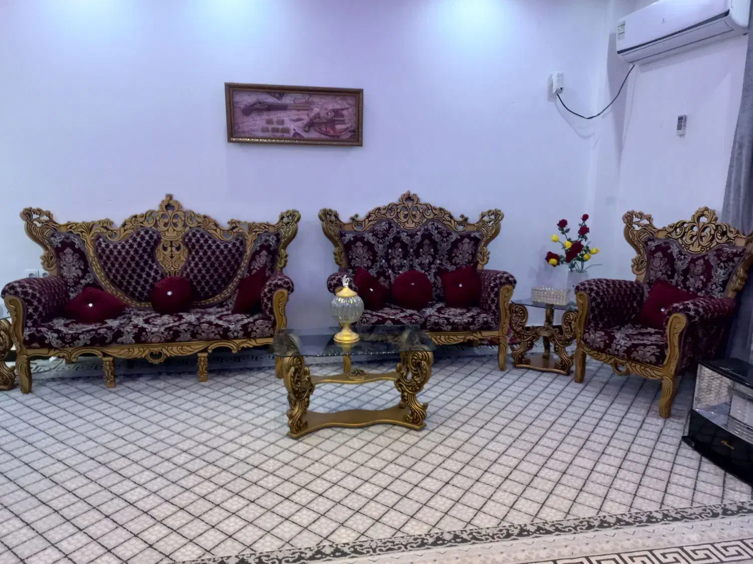 مبل سلطنتی|مبلمان خانگی و میز عسلی|بندر ماهشهر, |دیوار