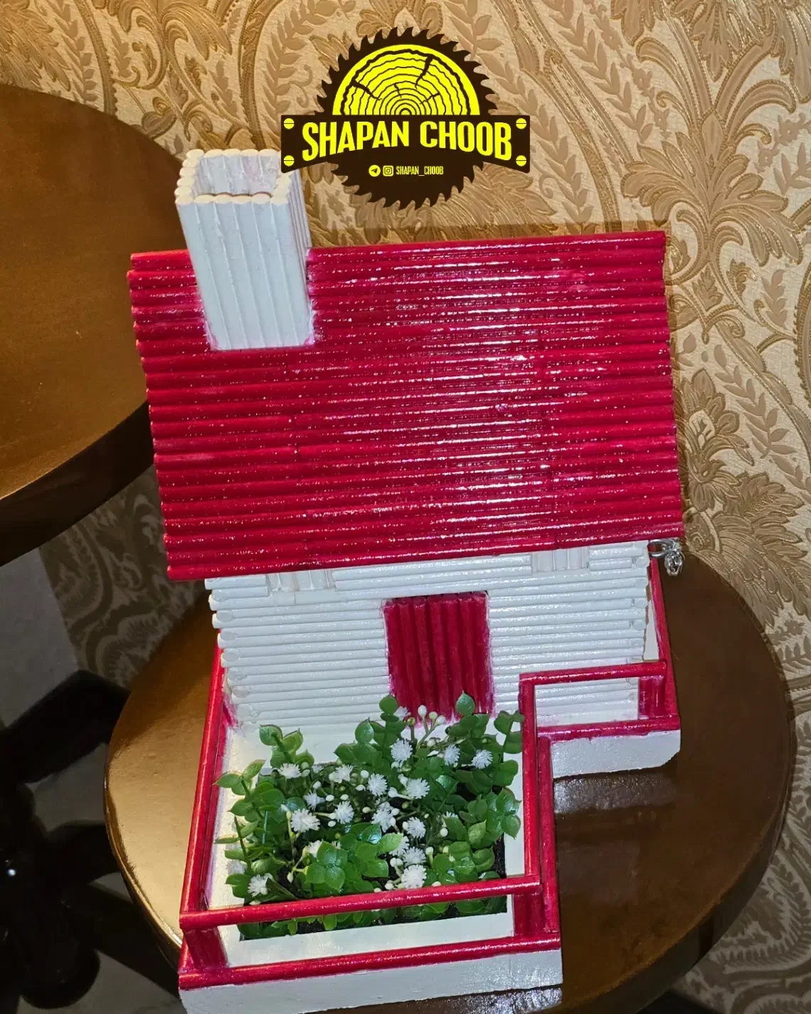 کلبه چوبی/جا عودی|صنایع دستی و سایر لوازم تزئینی|ری, حمزهآباد|دیوار