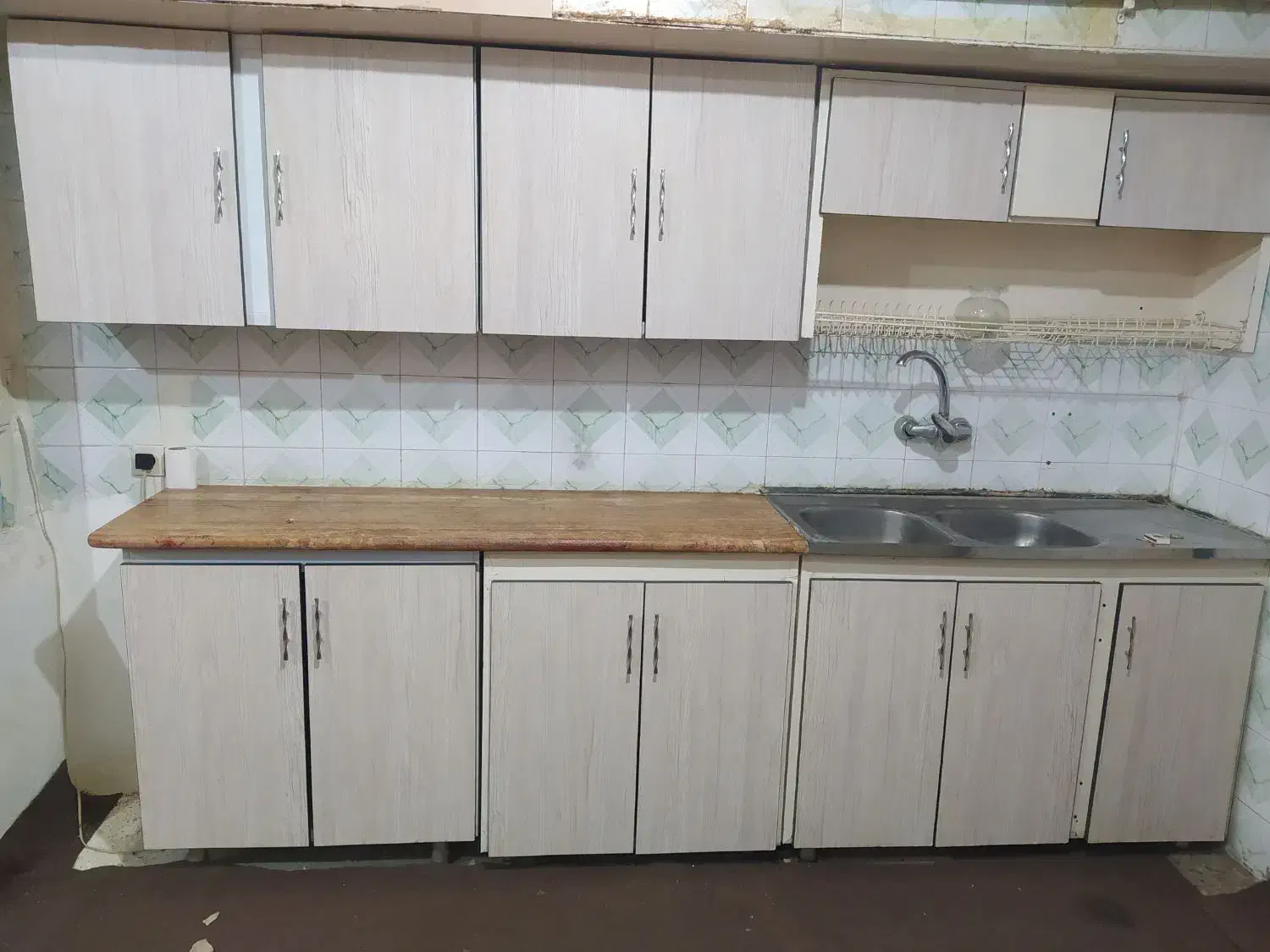 کلبینت بدنه فلز یا درب ام دی اف|آب‌چکان و نظم‌دهنده ظروف|دزفول, |دیوار