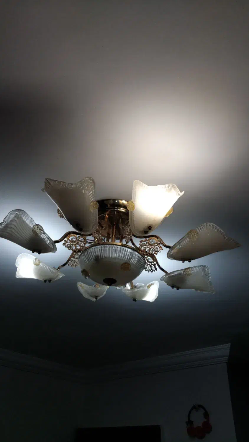 لوستر|لوستر و چراغ آویز|کیش, |دیوار