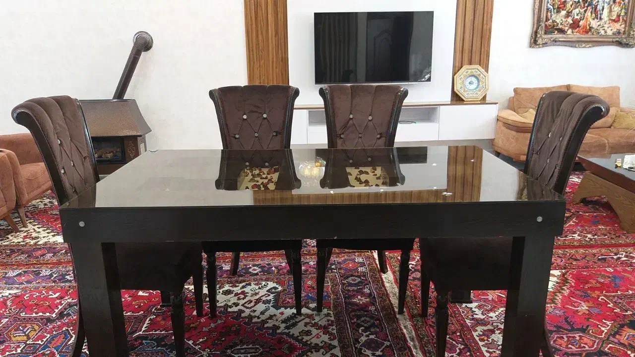 میز غذاخوری شش نفره|میز و صندلی غذاخوری|آذرشهر, |دیوار