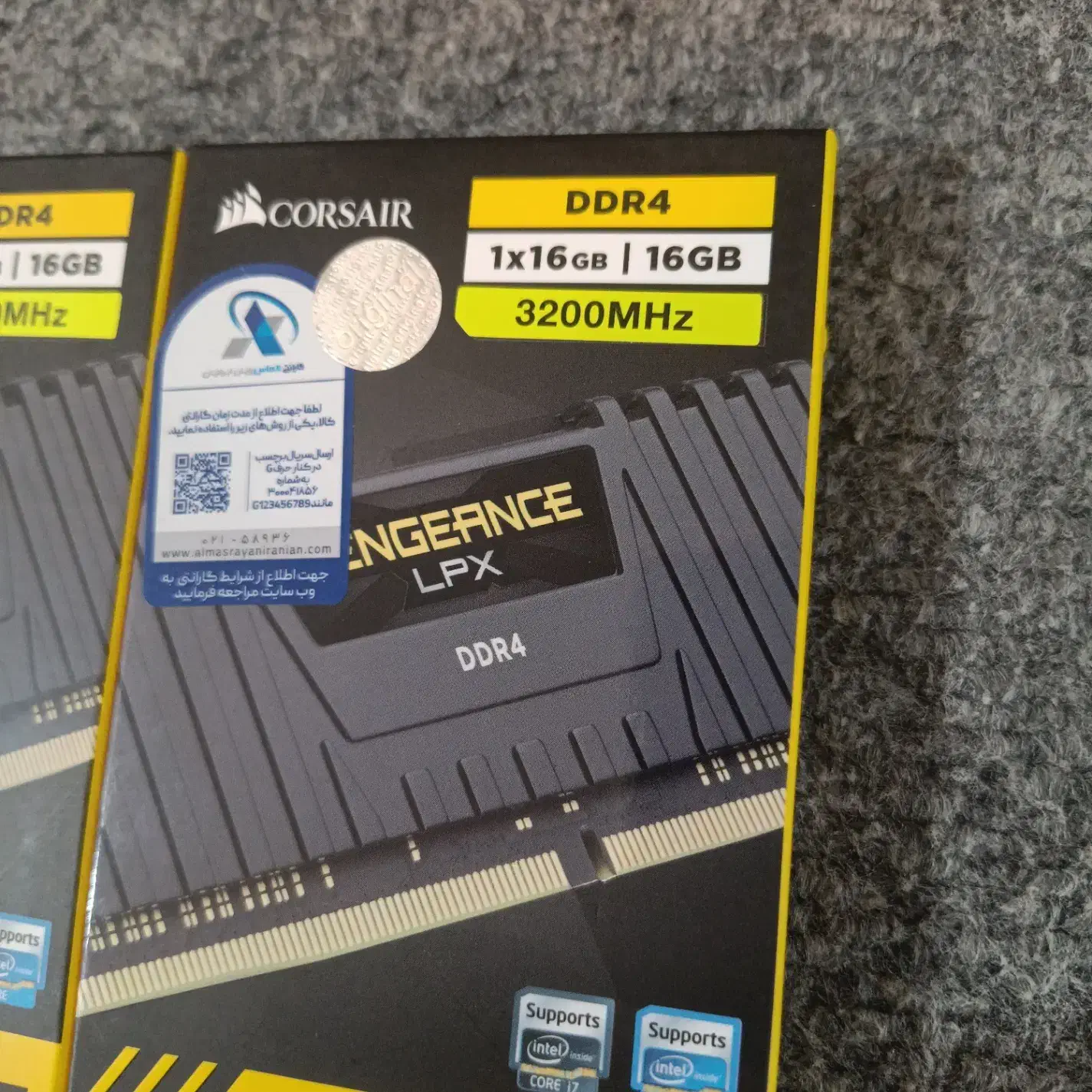 رم ۳۲ گیگ (۲×۱۶) Corsair Vengeance 3200 آکبند|قطعات و لوازم جانبی رایانه|قم, سالاریه|دیوار