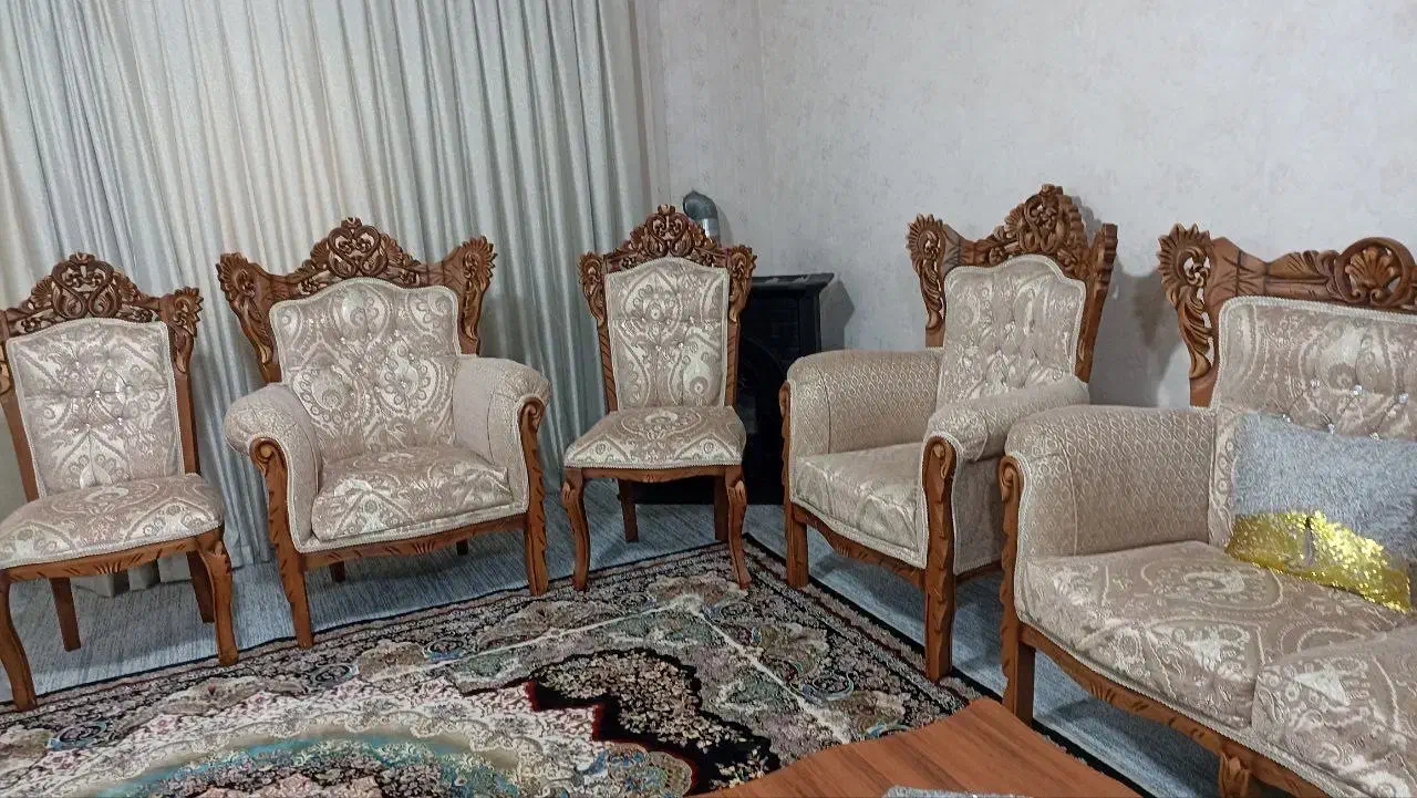 مبل سلطنتی|مبلمان خانگی و میز عسلی|باقرشهر, |دیوار