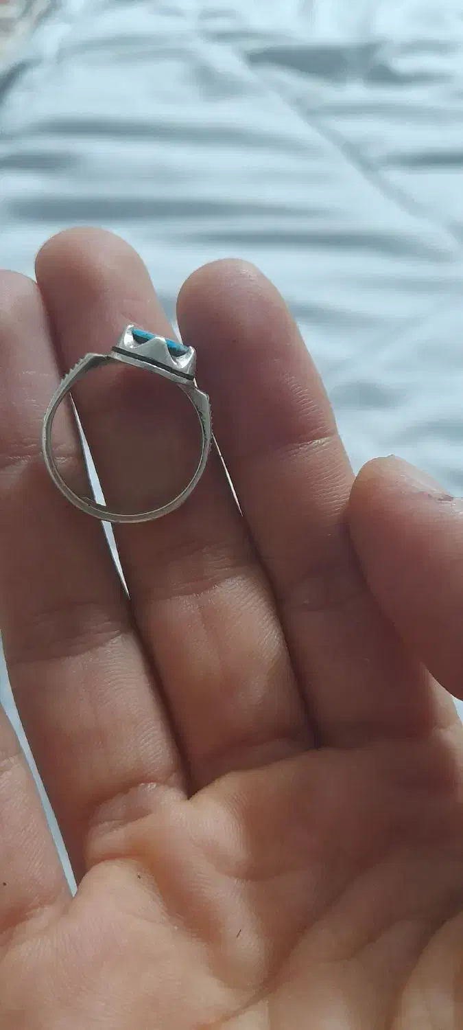 فیروزه نیشابوری رکاب نقره دست ساز|جواهرات|یزد, |دیوار