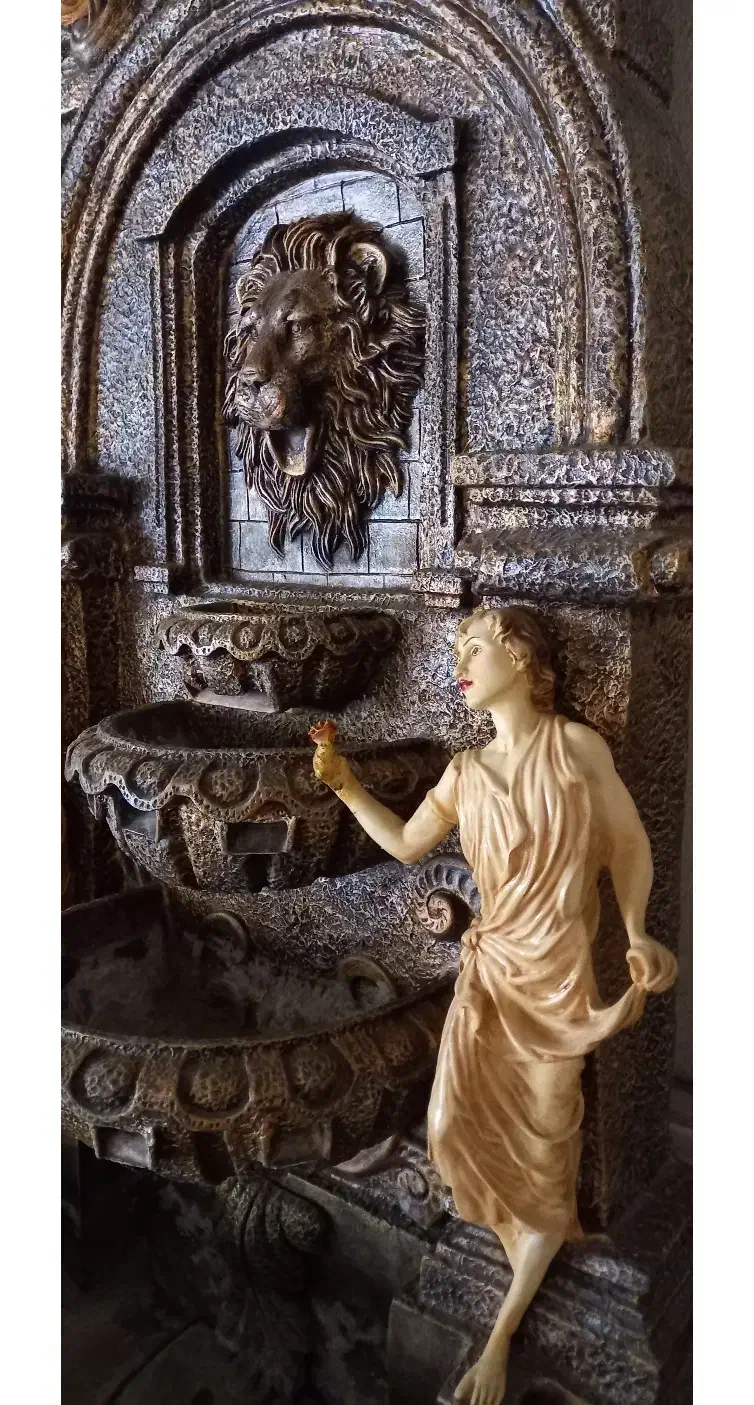 آبنما ساعت بزرگ دکوری|ساعت دیواری و تزئینی|تهران, آسمان|دیوار