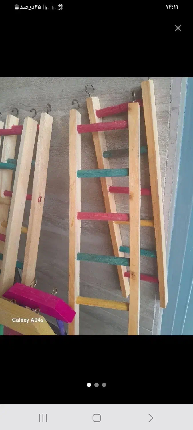 نردبان وایینه پرنده|لوازم جانبی حیوانات|قزوین, |دیوار
