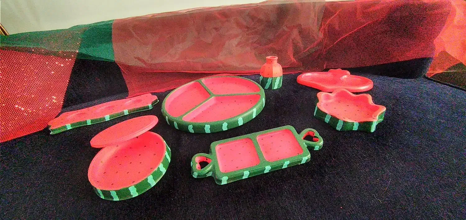 ست پذیرایی سنگ مصنوعی|ظروف سرو و پذیرایی|شیراز, دشت چنار|دیوار