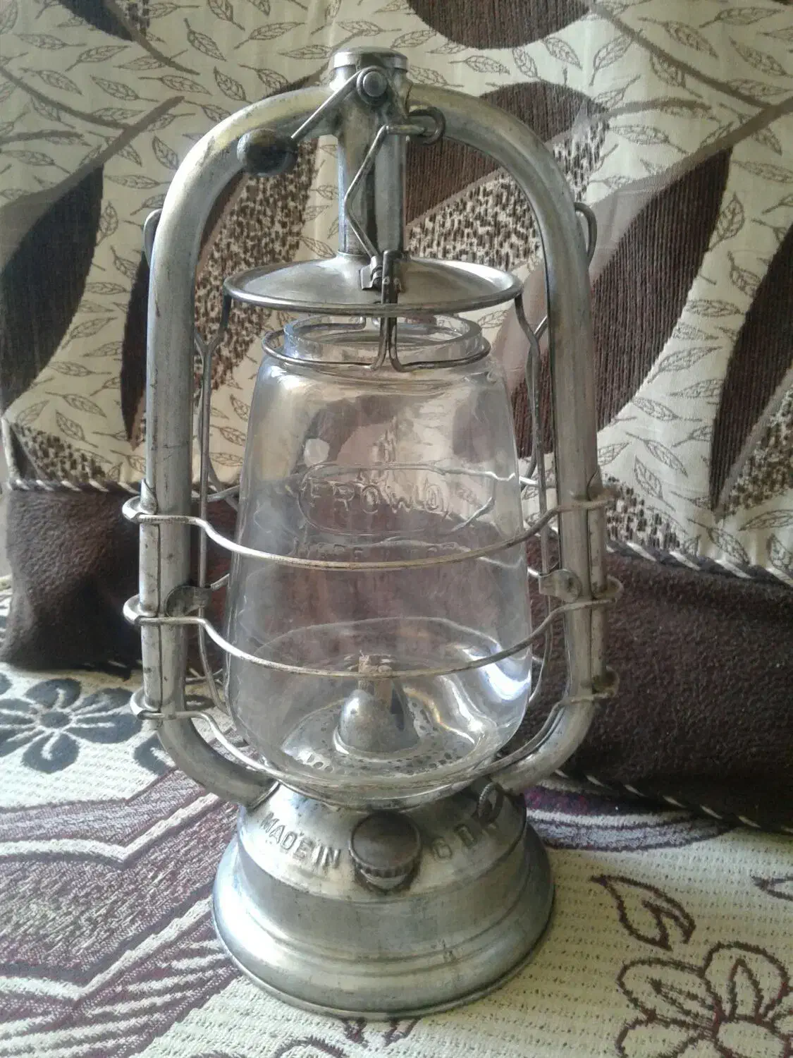 فانوس هندلی المانی|کلکسیون اشیاء عتیقه|شیراز, لاله|دیوار