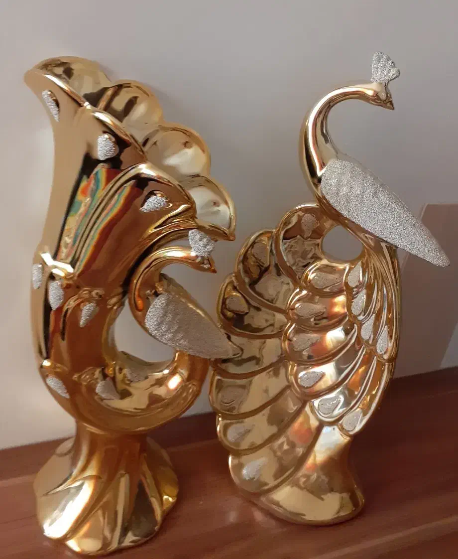 پرده نو وتزیینی طاووس طلایی|پرده، رانر، رومیزی|زنجان, |دیوار