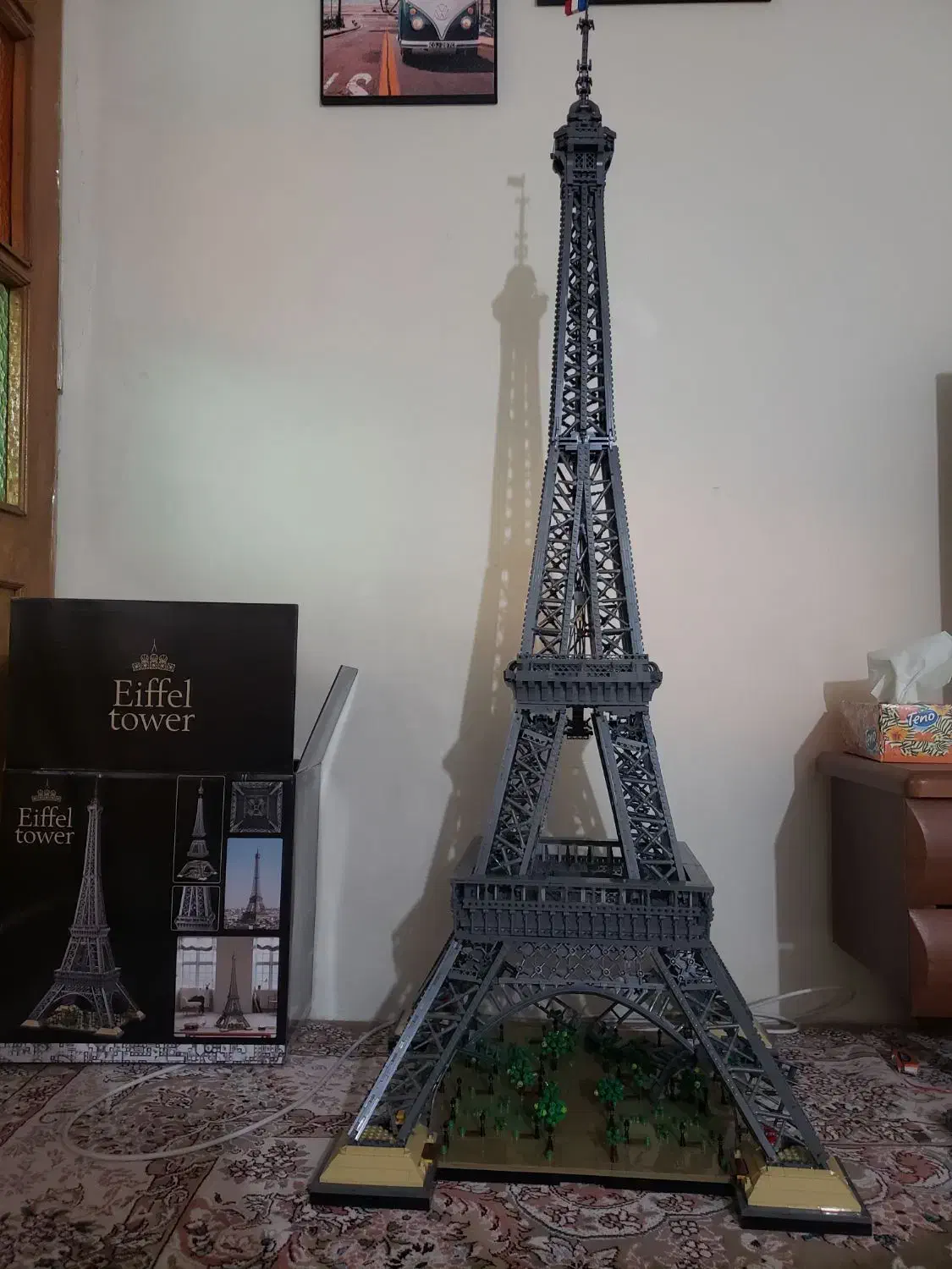 لگو برج ایفل ساخته شده|کلکسیون و سرگرمی|آفتاب, |دیوار
