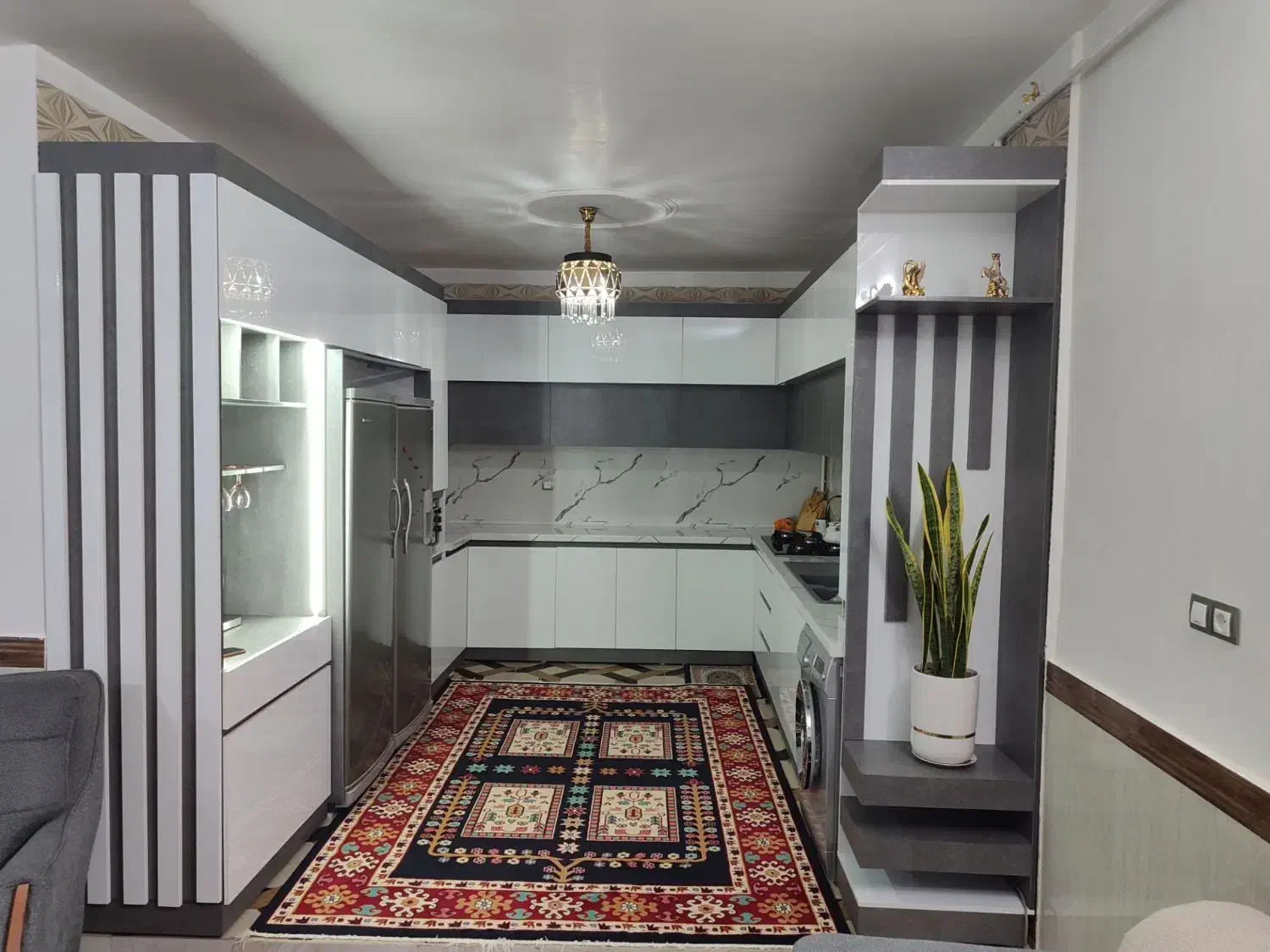 کابینت و کمد دیواری|کتابخانه، شلف، قفسه‌های دیواری|تاکستان, |دیوار