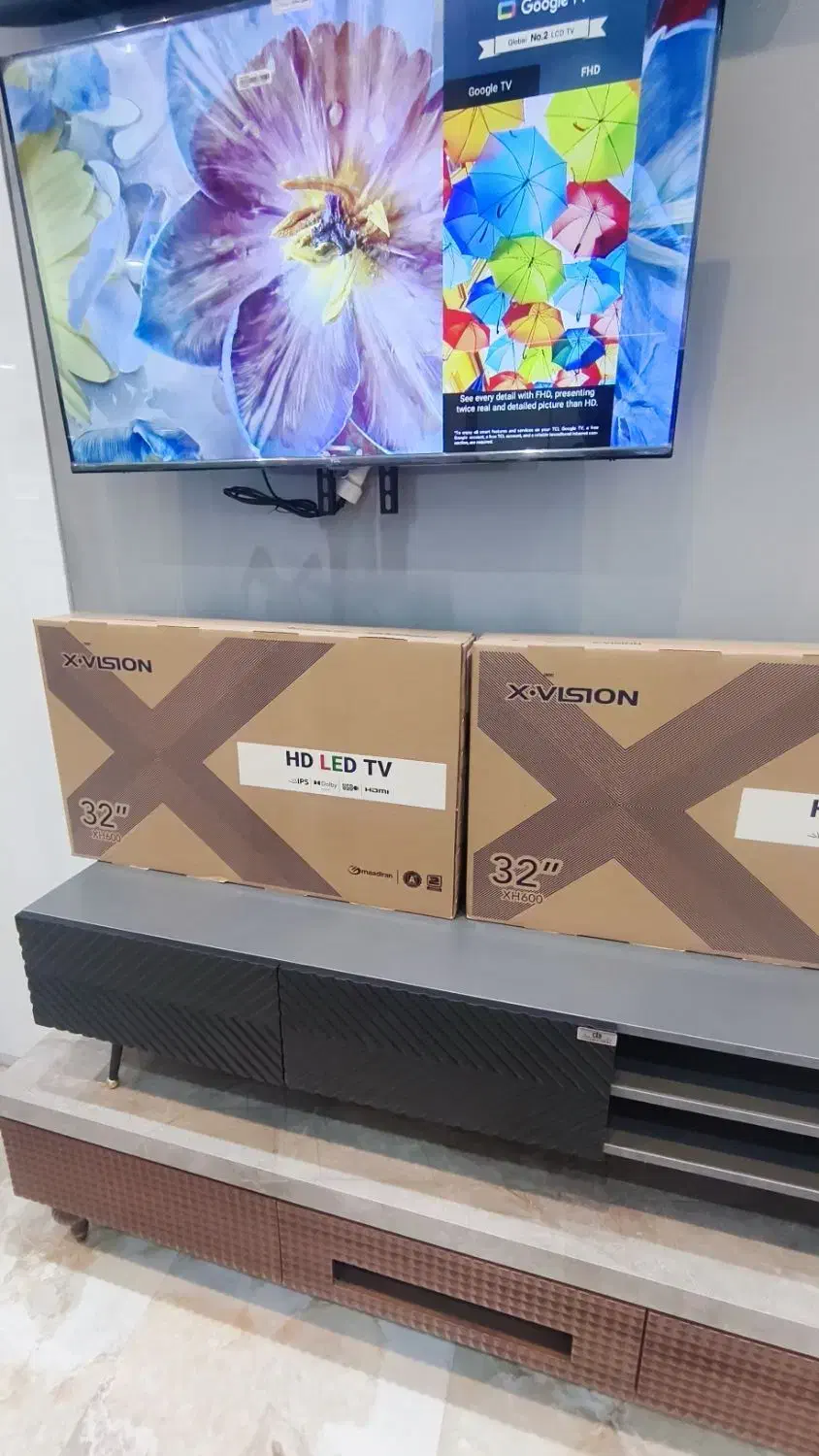 تلویزیون ۳۲ اینچ ایکس ویژن|تلویزیون و پروژکتور|زنجان, |دیوار
