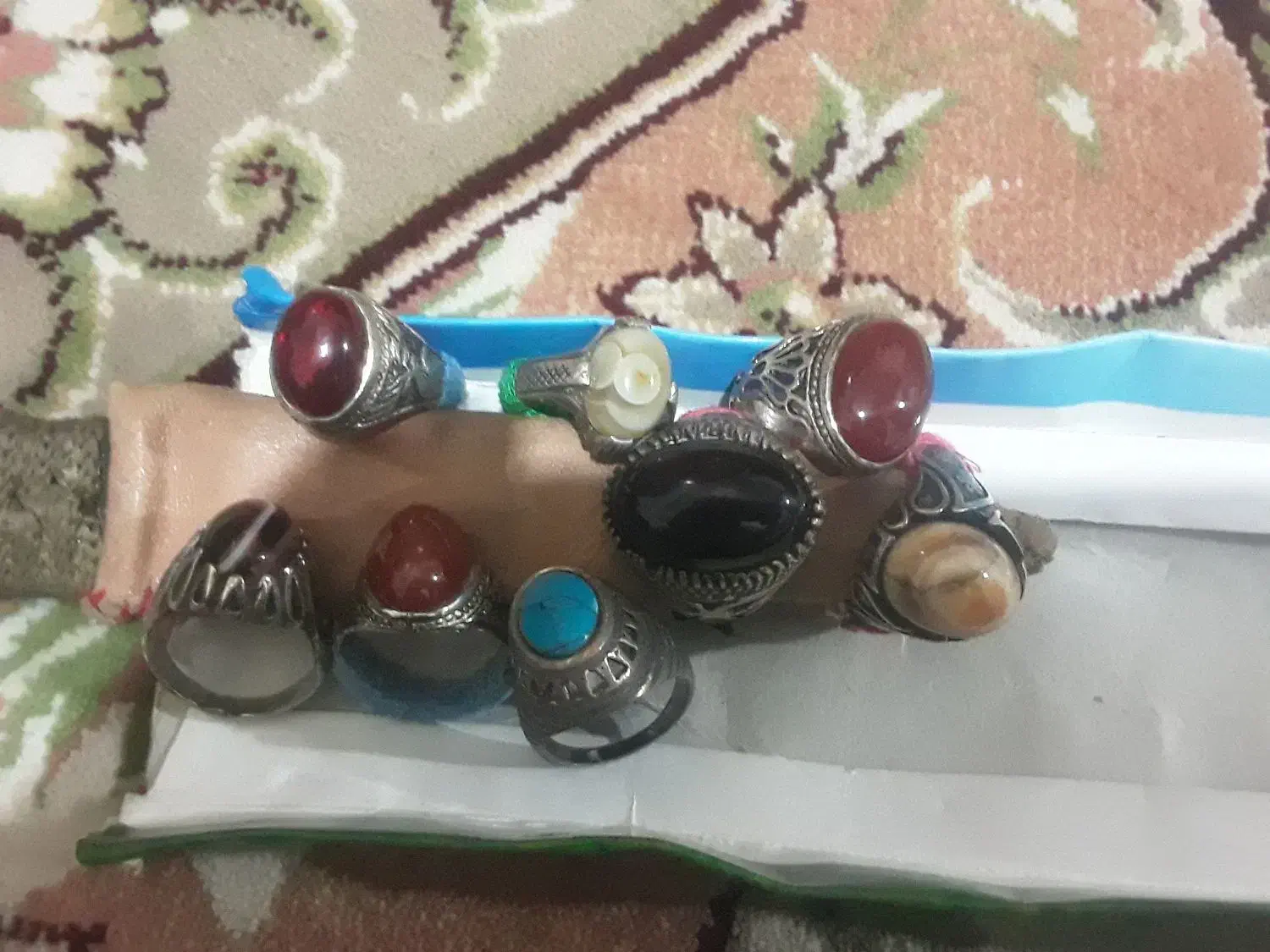 انگشتر نقره|جواهرات|هشتگرد, گلسار|دیوار