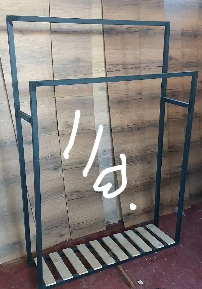 رگال جا لباسی چوب و فلزی|جاکفشی، کمد، دراور|کرمان, |دیوار