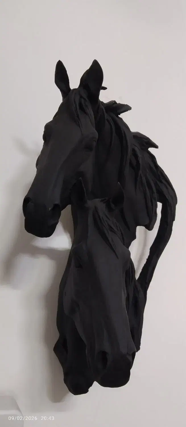 مجسمه اسب|مجسمه، تندیس، ماکت|قم, باغ شازده|دیوار