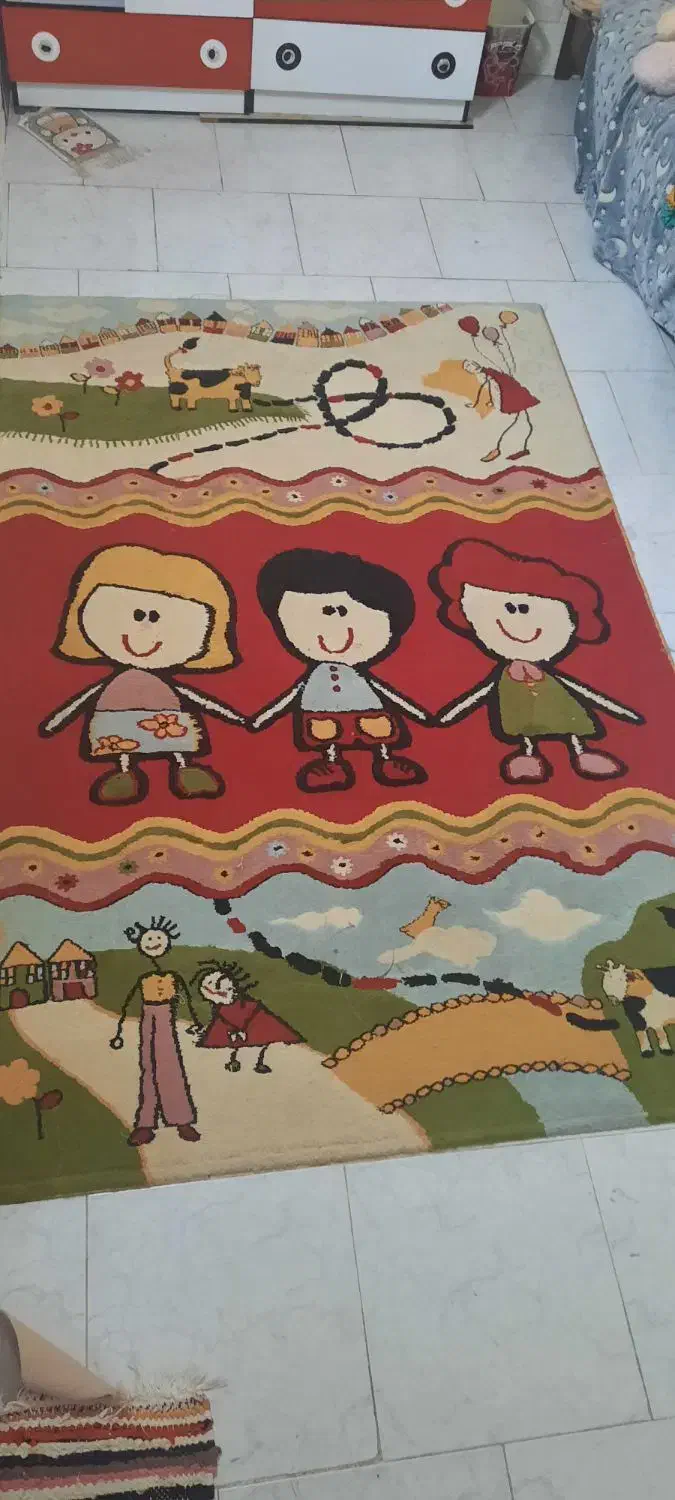 فرش گلیم|فرش|قم, بنیاد|دیوار