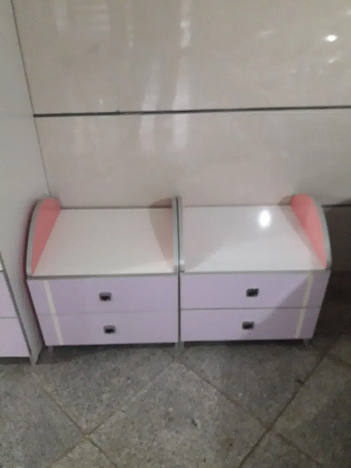 کمد کودک با دو عدد دارور دو کشویی|جاکفشی، کمد، دراور|خلخال, |دیوار