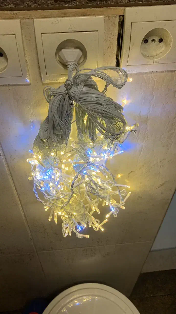 ریسه خوشه ای|ریسه و چراغ تزئینی|اصفهان, چرخاب|دیوار