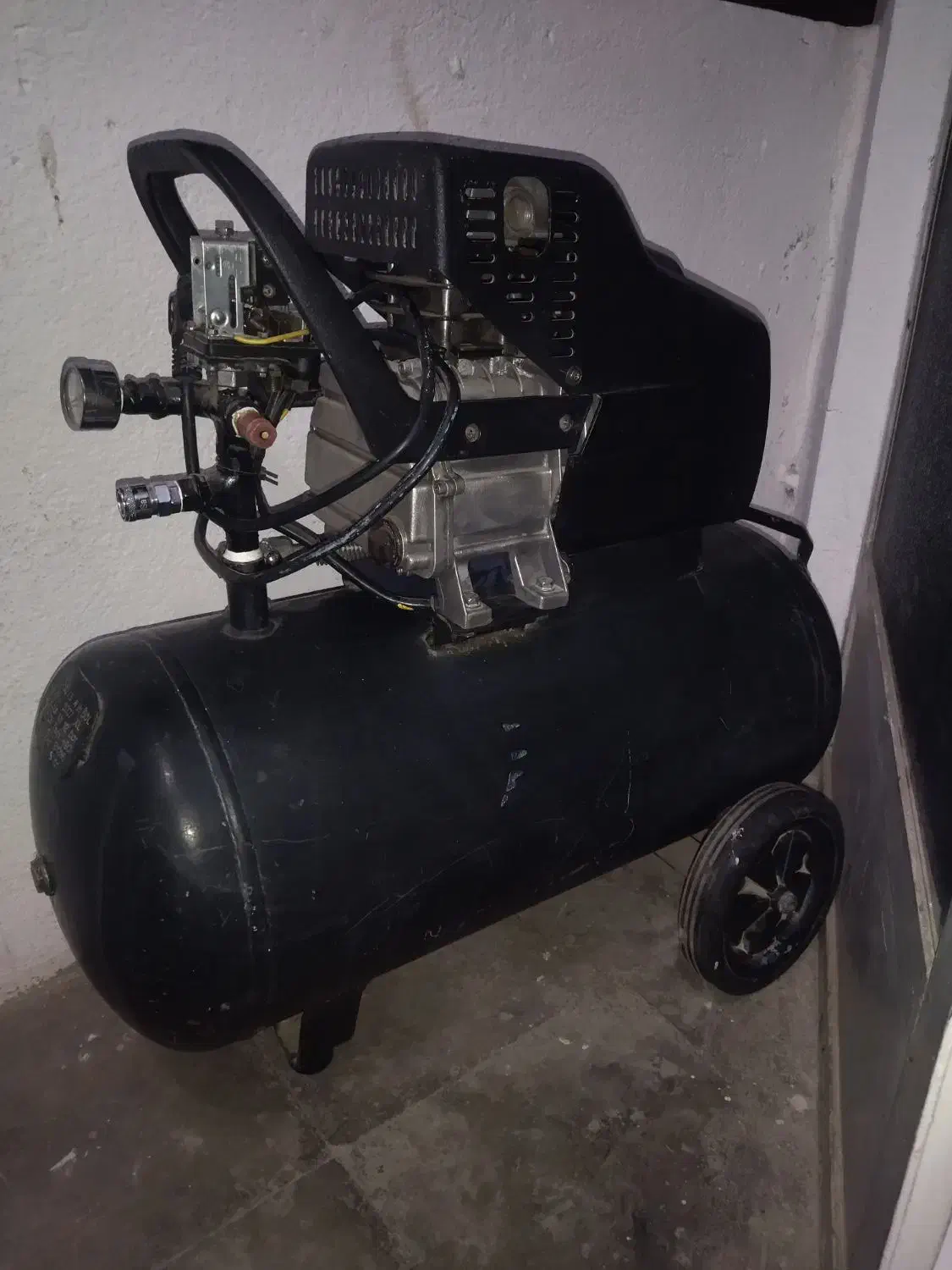 پمپ باد ۵۰ لیتری موتور ژاپن|ابزارآلات|ری, جوانمرد قصاب|دیوار