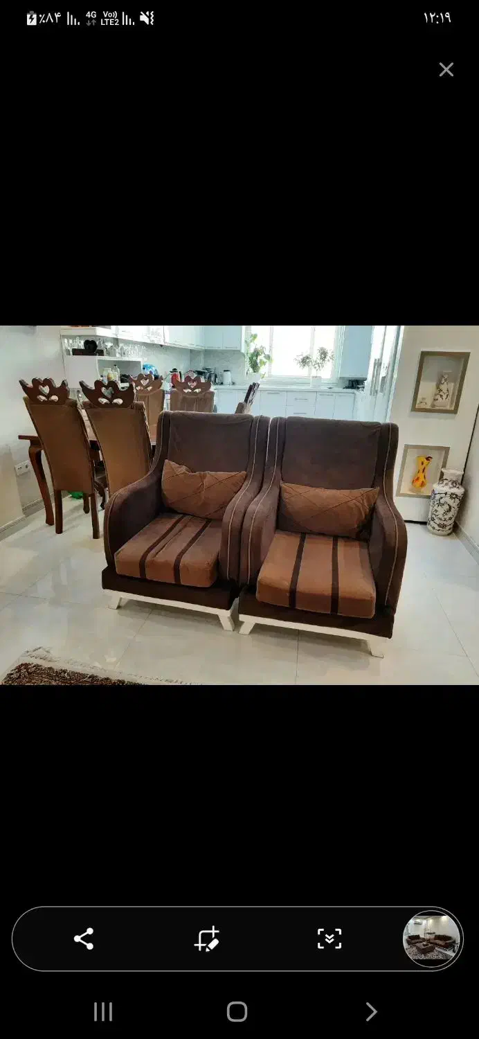 مبل هفت نفره و میز وسط|مبلمان خانگی و میز عسلی|تهران, حبیب الله|دیوار