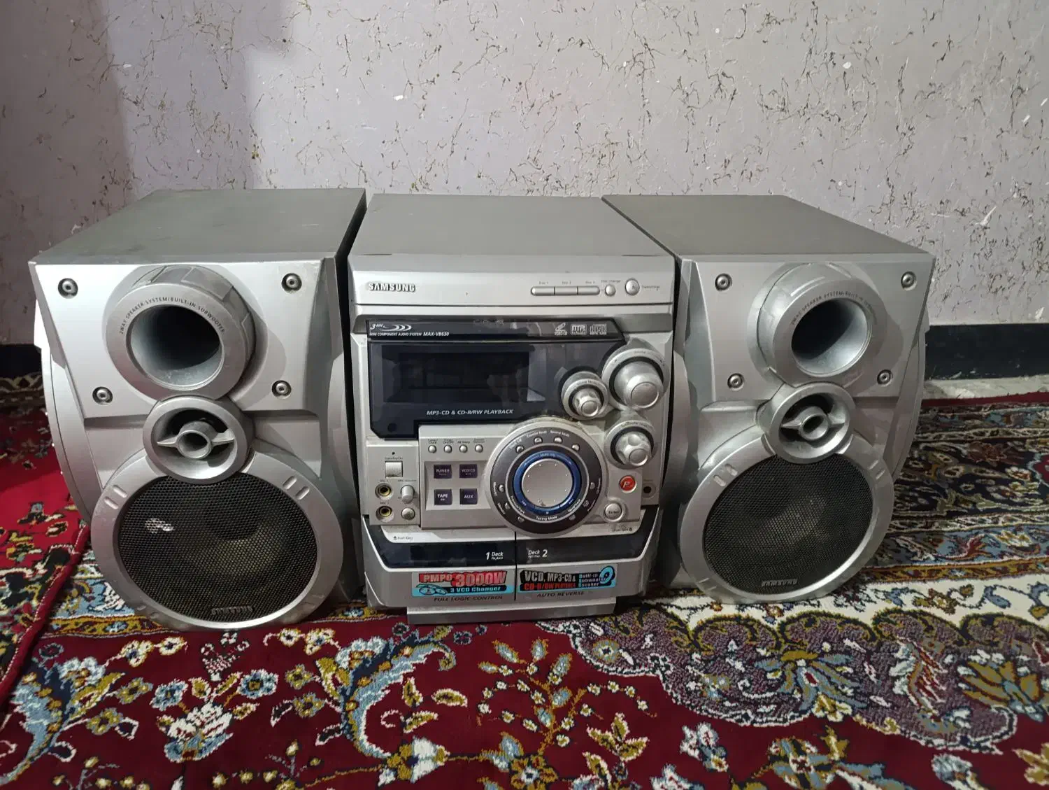 ضبط صوت خانگی سامسونگ سه دیسک|سیستم صوتی خانگی|شوش, |دیوار