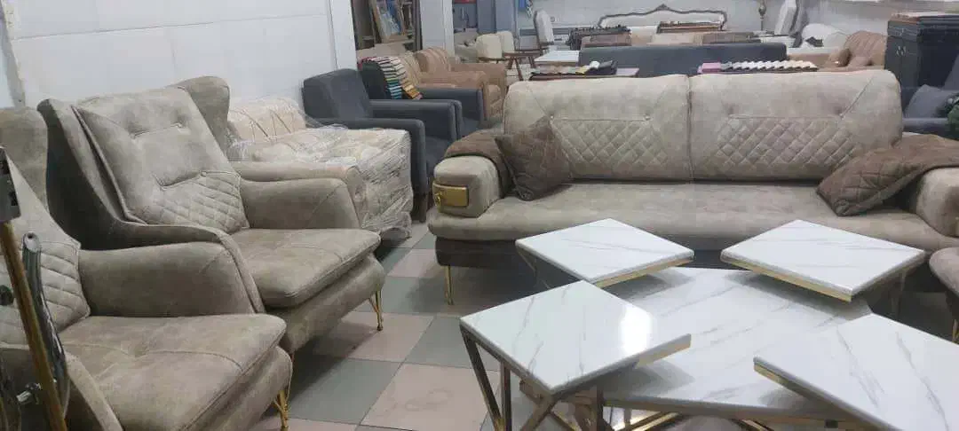 مبل ۸نفره و ست ناهارخوری کاملا نو سالم|مبلمان خانگی و میز عسلی|نهاوند, |دیوار