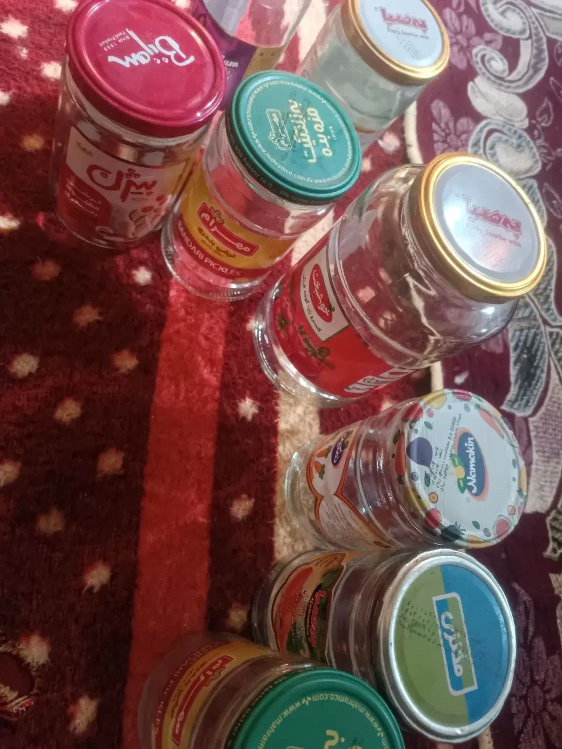 شیشه ترشی و مربا|ظروف نگهدارنده، پلاستیکی، یکبارمصرف|زاهدان, |دیوار