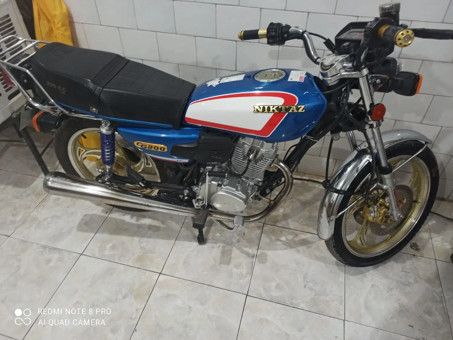 موتور نیکتاز 200مدل 1403مدارک اماده|موتورسیکلت|گله دار, |دیوار