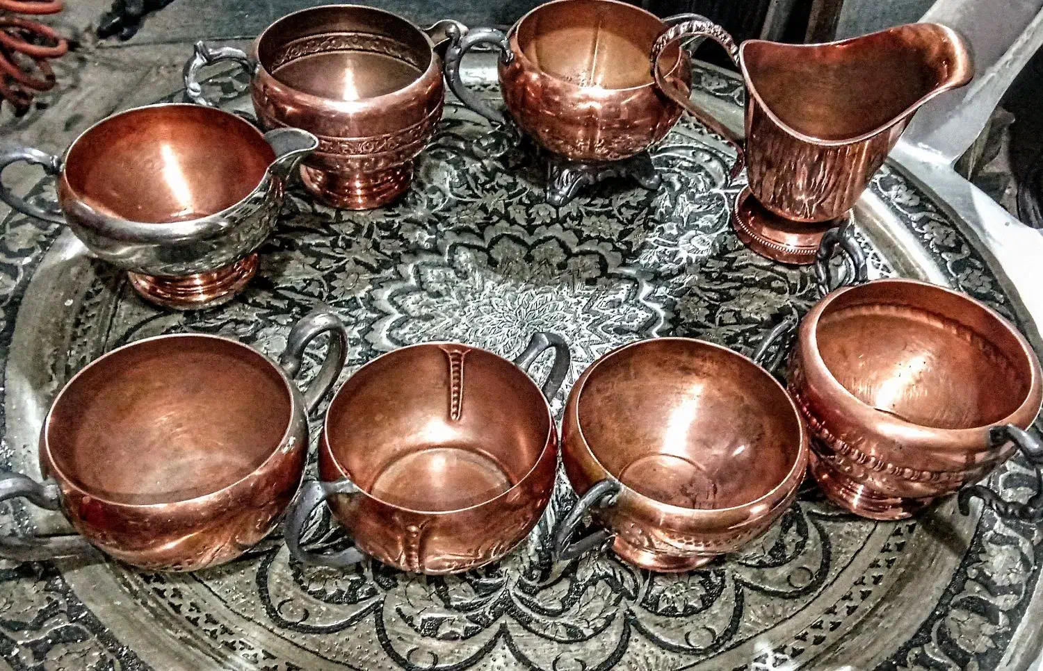 5قندان‌3شکریزاروپایی سیلورپلیت70ساله بگرنجی هخامنش|کلکسیون اشیاء عتیقه|زنجان, |دیوار