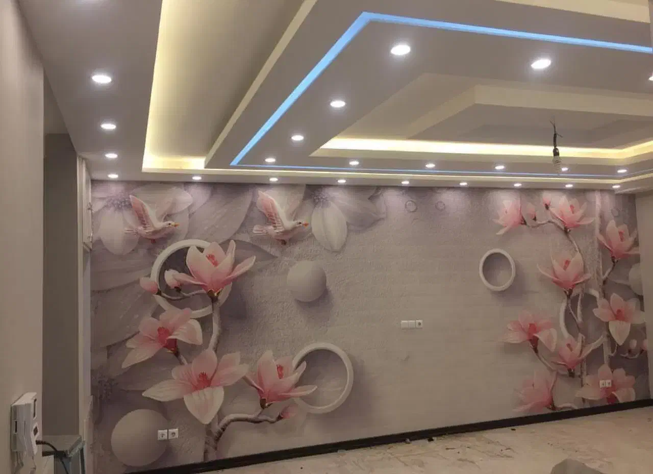 اجرای سقف کاذب کناف PVC تایل و دکوراسیون با کیفیت|خدمات پیشه و مهارت|بهبهان, |دیوار