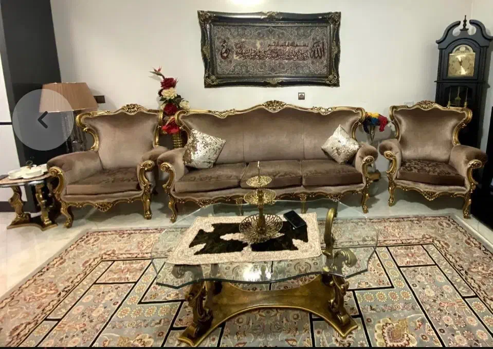 مبل استیل ۹نفره|مبلمان خانگی و میز عسلی|ورامین, ورامین|دیوار