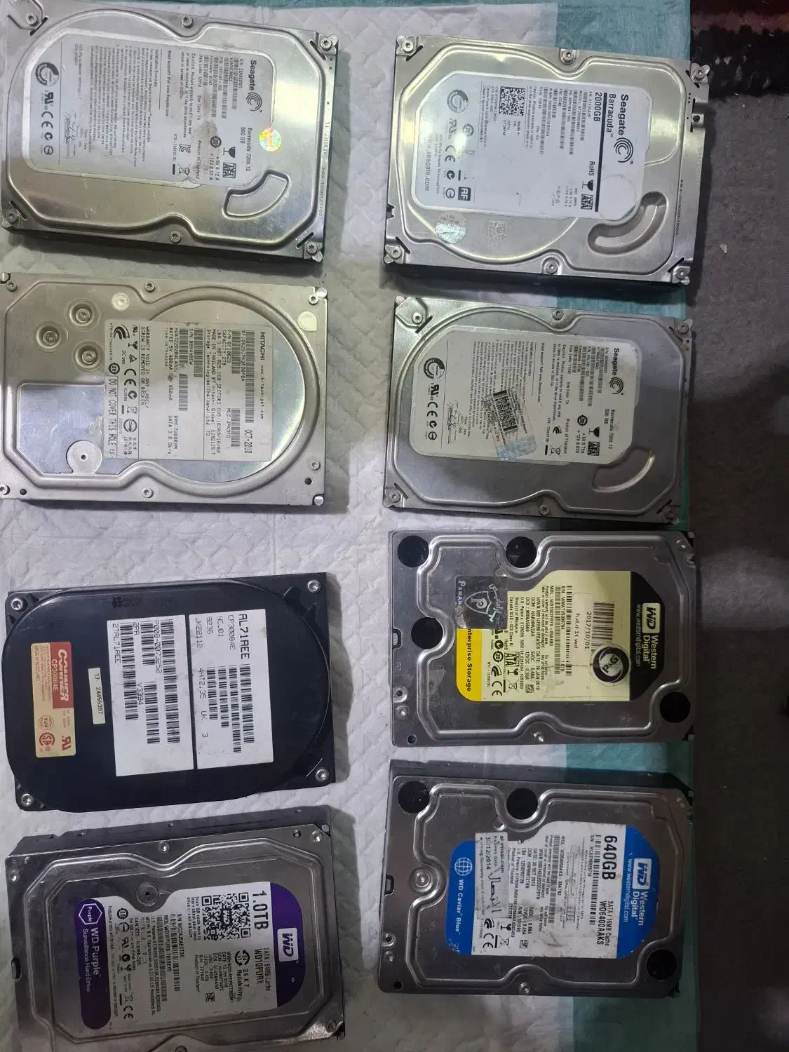 تعداد 16عدد هارد سالم|قطعات و لوازم جانبی رایانه|رباطکریم, الارد|دیوار