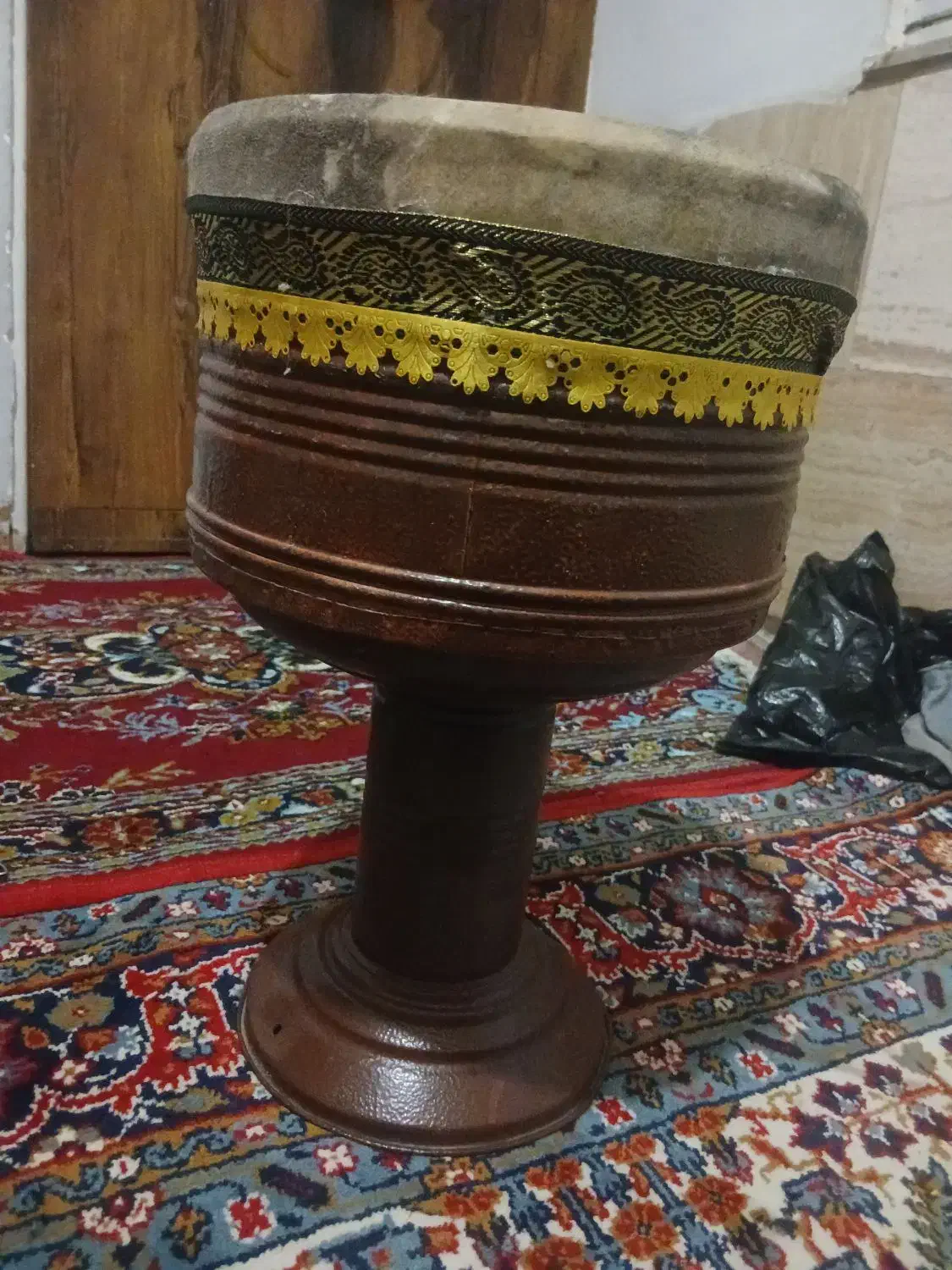 فروش یک عدد تنبک فلزی سایز بزرگ سالم به شرط صدا|سازهای سنتی|کرمانشاه, |دیوار