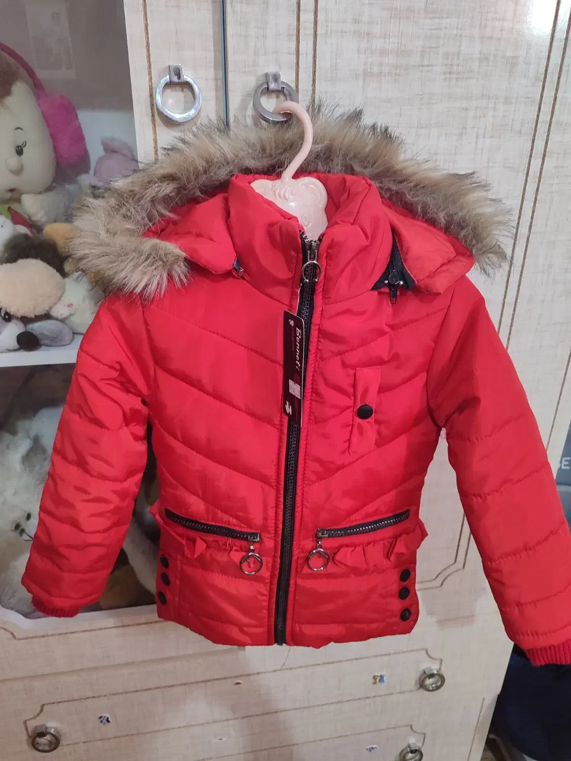 کاپشن دخترانه نو بدون استفاده|کفش و لباس بچه|شاهینشهر, شهرک گلدیس|دیوار