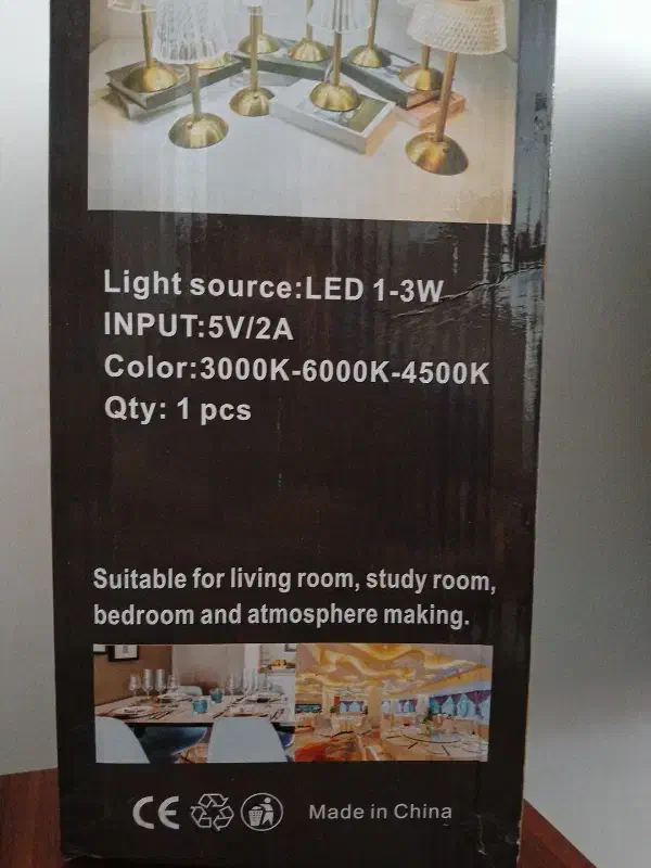 آباژور ال ای دی لمسی ایکیااکبند|چراغ خواب و آباژور|تهران, سید خندان (جلفا)|دیوار