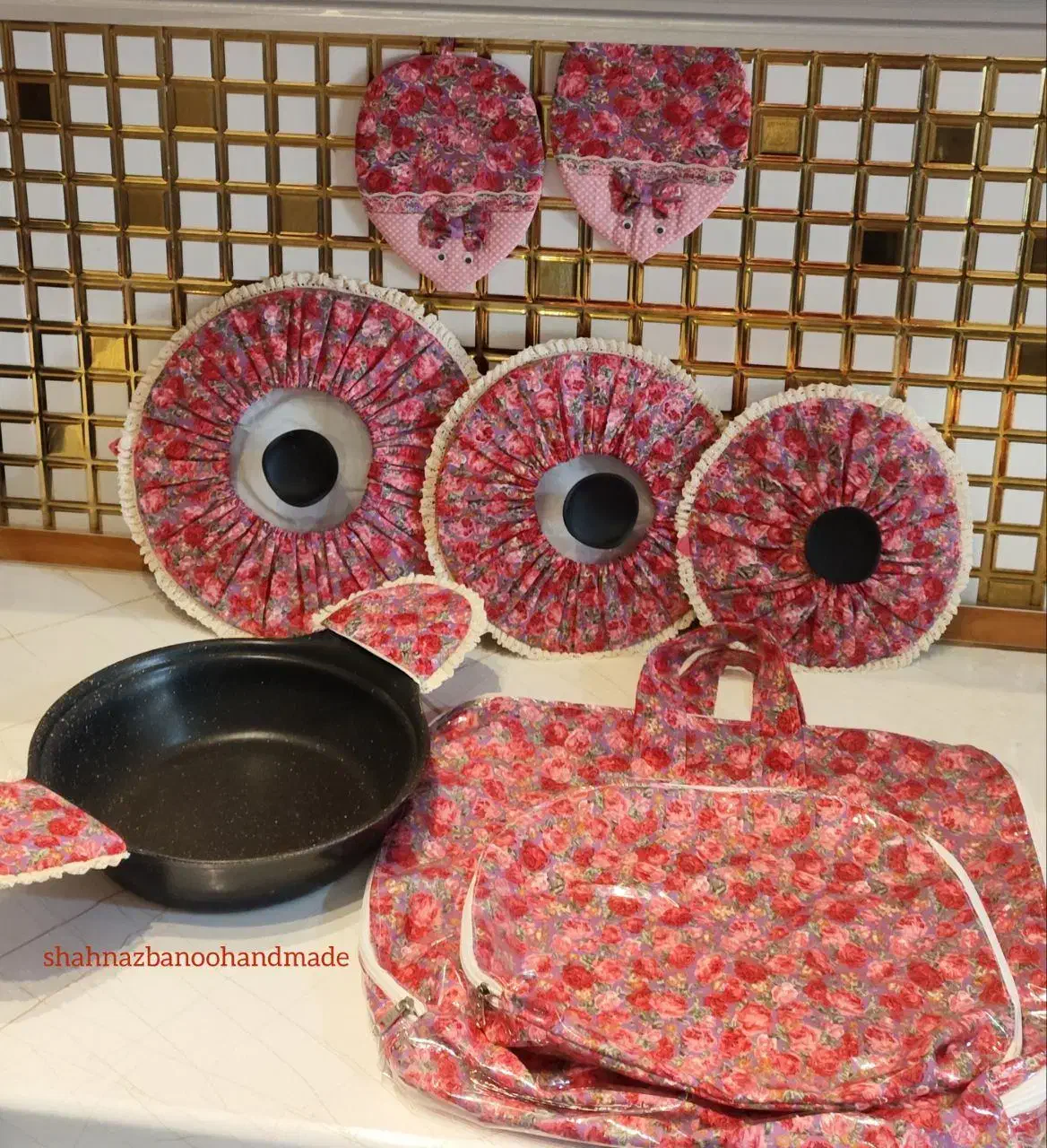 دوخت انواع سرویس آشپزخانه به صورت تک وعمده|سفره، حوله، دستمال آشپزخانه|بروجرد, |دیوار