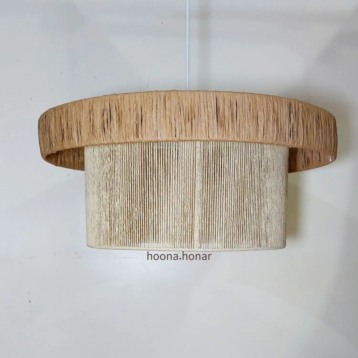 لوستر رافیا مدل نورا|لوستر و چراغ آویز|تهران, گمرک|دیوار