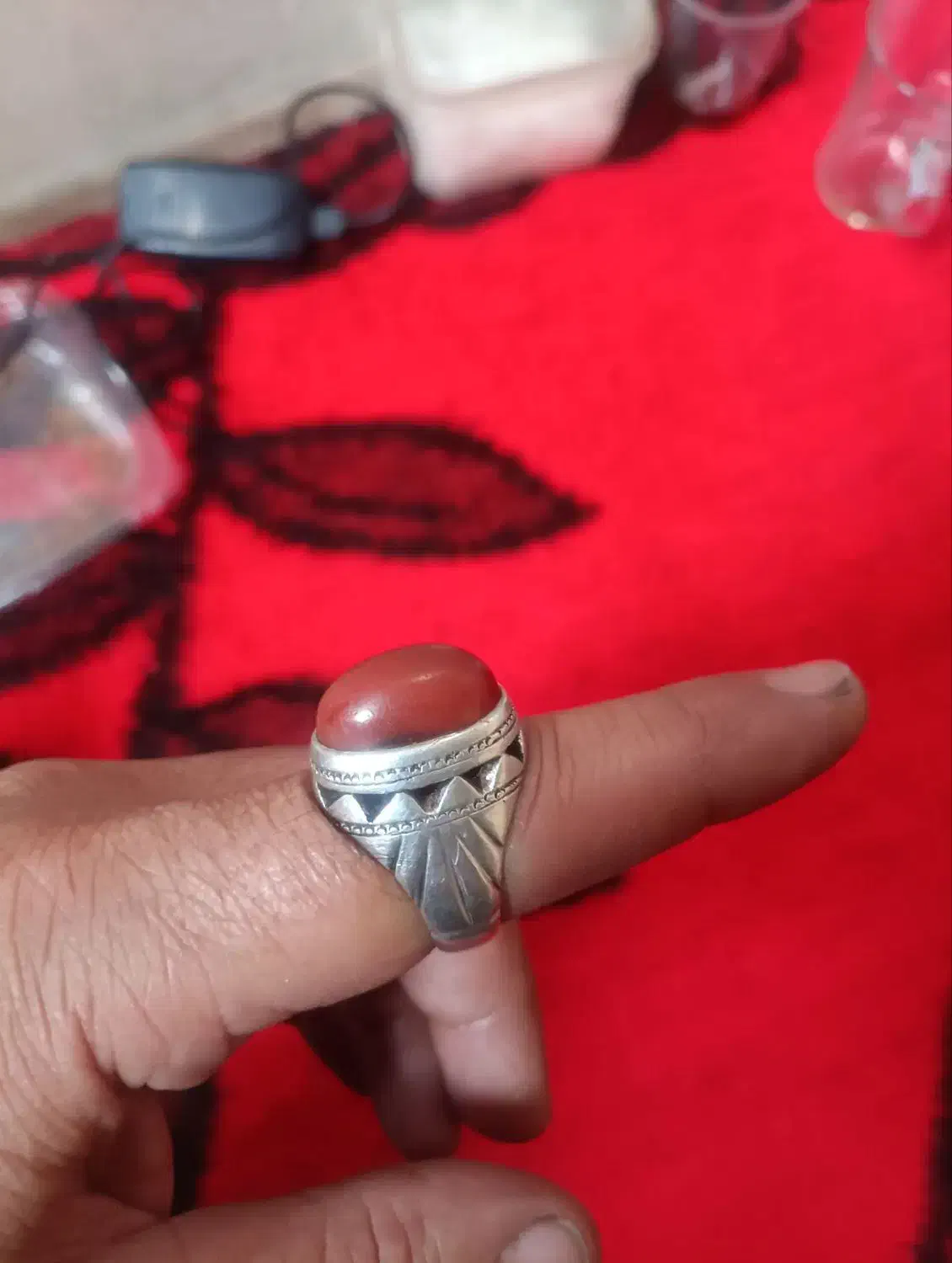 انگشتر نقره|جواهرات|گرگان, |دیوار