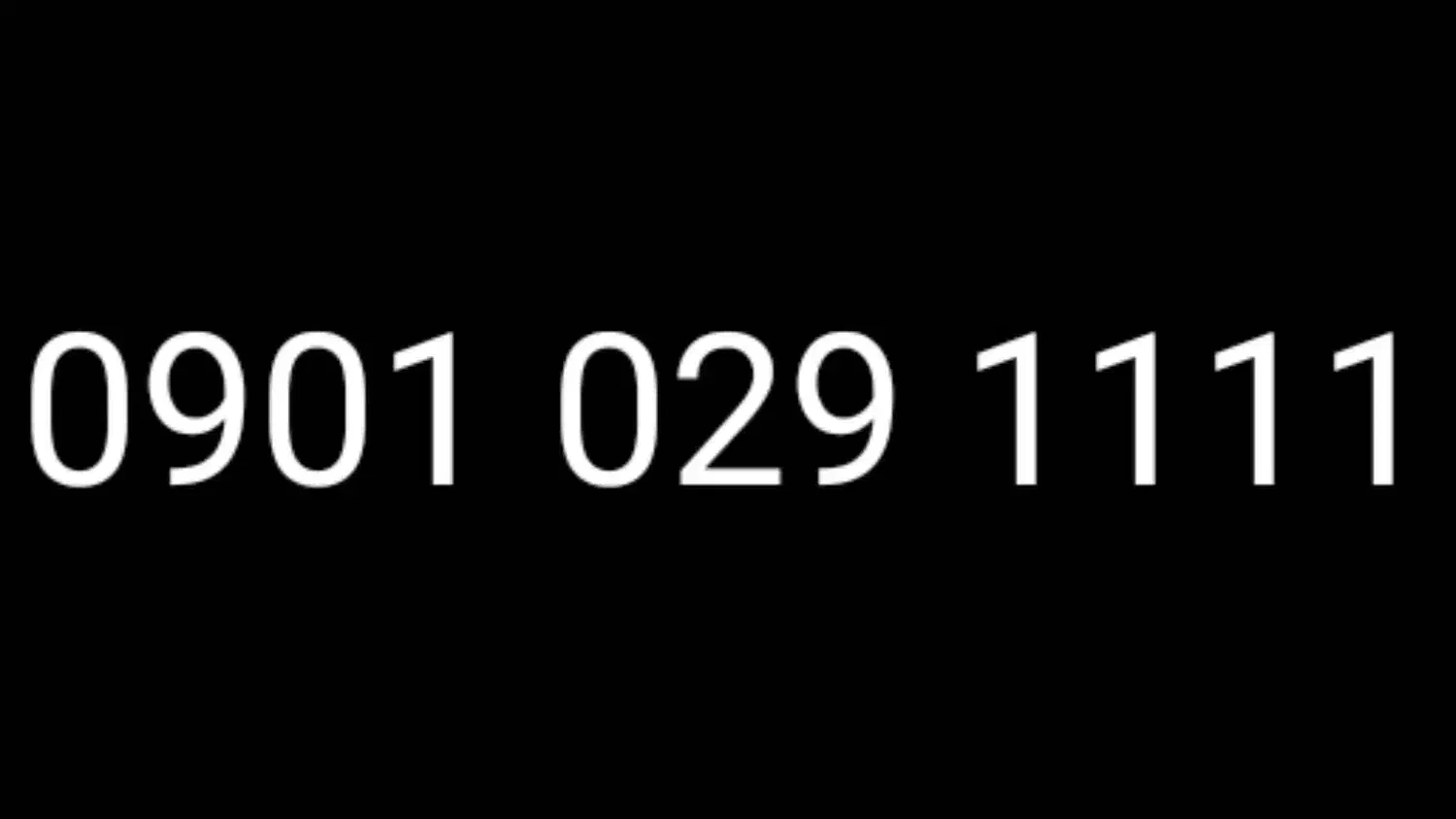 1111  029  0901|سیم‌کارت|تهران, قلمستان|دیوار