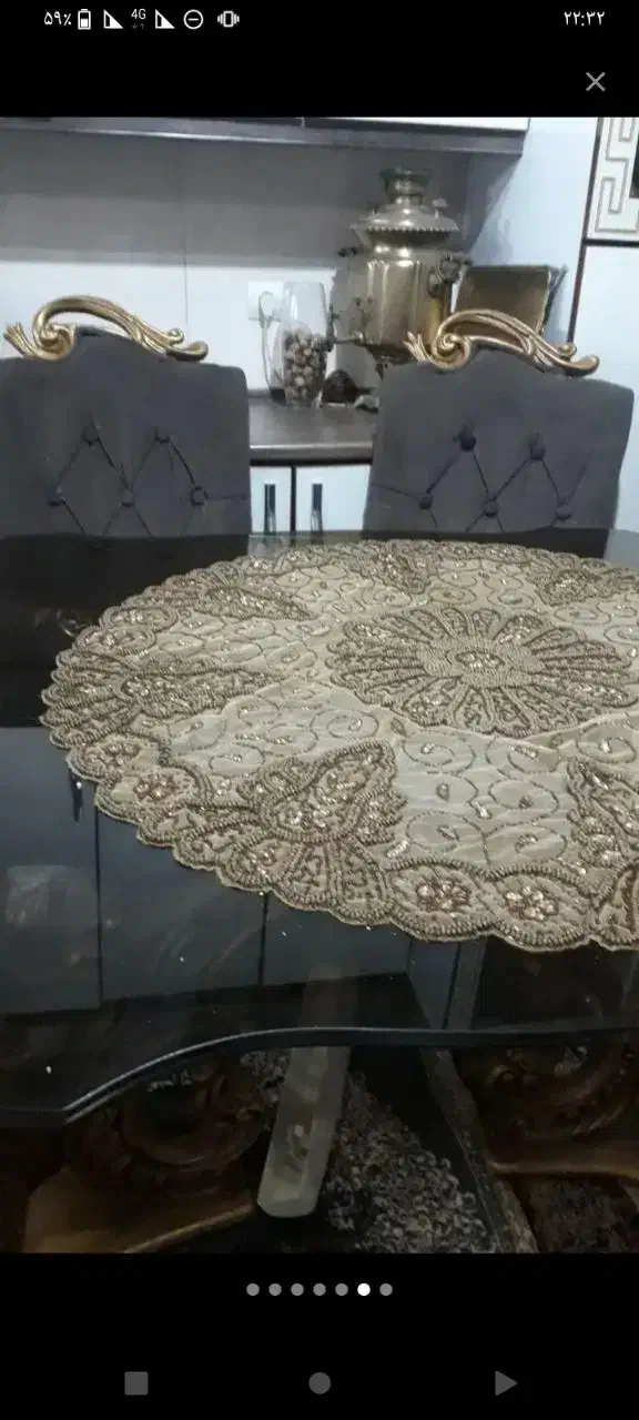 مبلمان هفت نفر با نهار خوری سالم|مبلمان خانگی و میز عسلی|شاهرود, |دیوار