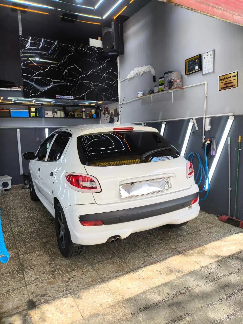 پولیش خارجی سرامیک ریکاوری احیای رنگ صدا گیری|خدمات موتور و ماشین|خرمآباد, |دیوار