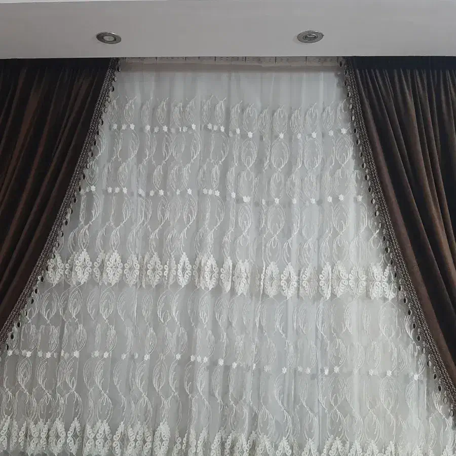 پرده پذیرایی نو به همراه والان|پرده، رانر، رومیزی|سراب, |دیوار