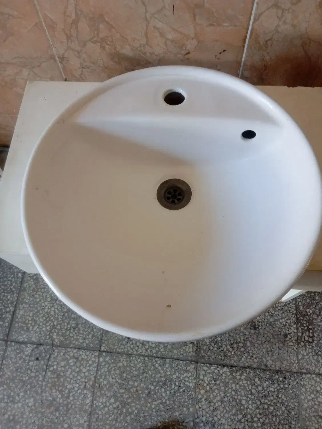 سنگ دستشویی روشویی|لوازم سرویس بهداشتی|گرگان, |دیوار